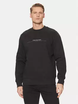 Толстовка обычного кроя Minimal Logo J30J327119 Calvin Klein Jeans, черный