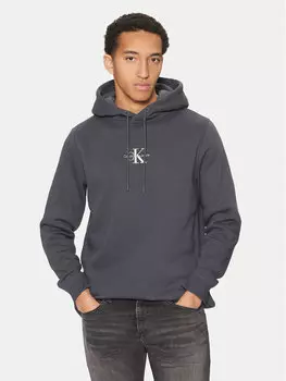 Толстовка обычного кроя Monologo J30J325629 Calvin Klein Jeans, серый