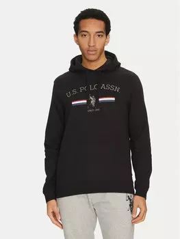Толстовка обычного кроя MUP1068 U.S. Polo Assn., черный