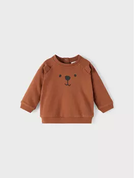 Толстовка обычного кроя Name It, коричневый