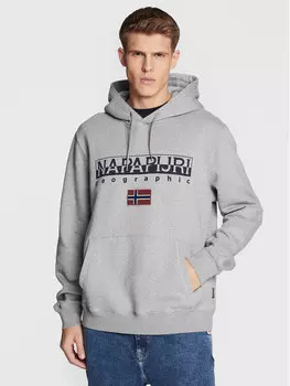 Толстовка обычного кроя Napapijri, серый