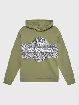 Толстовка обычного кроя Napapijri, зеленый