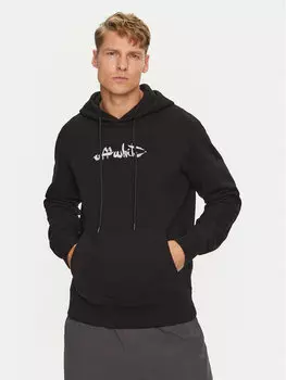 Толстовка обычного кроя OMBB097F22FLE0081001 Off-White, черный