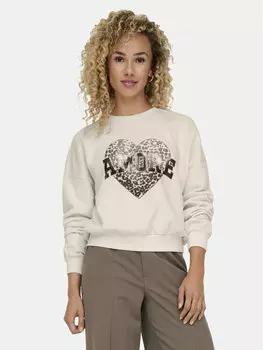 Толстовка обычного кроя Only, бежевый