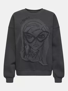 Толстовка обычного кроя Only, серый