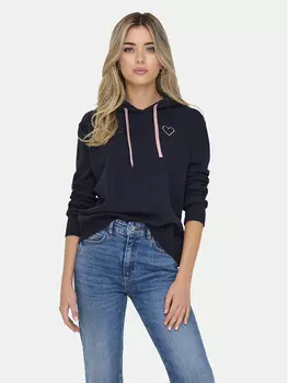 Толстовка обычного кроя Only, синий