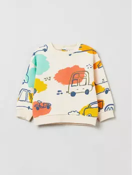 Толстовка обычного кроя Ovs, бежевый