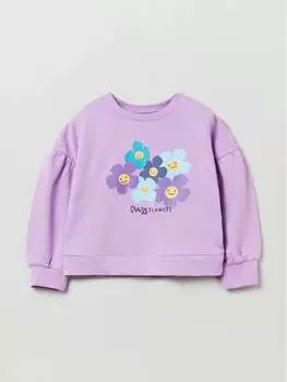 Толстовка обычного кроя Ovs, фиолетовый