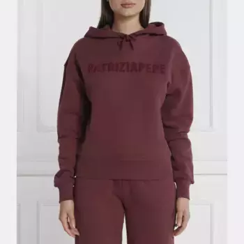 Толстовка обычного кроя Patrizia Pepe, бургунди