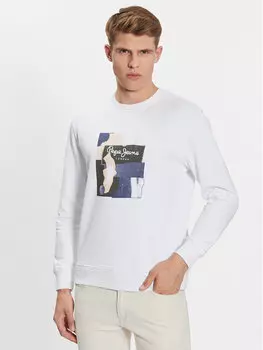 Толстовка обычного кроя Pepe Jeans, белый