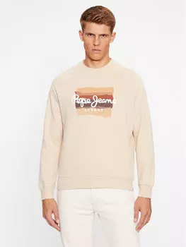 Толстовка обычного кроя Pepe Jeans, бежевый