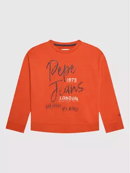 Толстовка обычного кроя Pepe Jeans, оранжевый