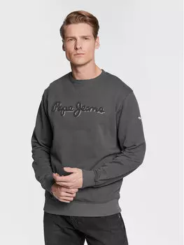 Толстовка обычного кроя Pepe Jeans, серый