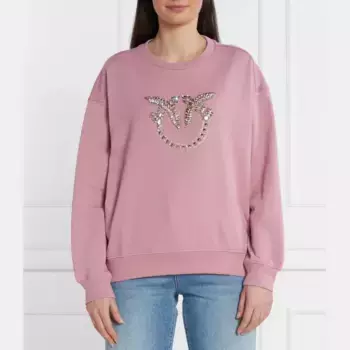 Толстовка обычного кроя Pinko, розовый