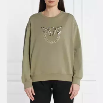 Толстовка обычного кроя Pinko, зеленый