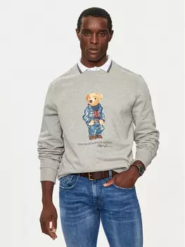 Толстовка обычного кроя Polo Ralph Lauren, серый