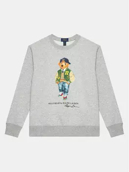 Толстовка обычного кроя Polo Ralph Lauren, серый
