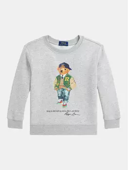 Толстовка обычного кроя Polo Ralph Lauren, серый