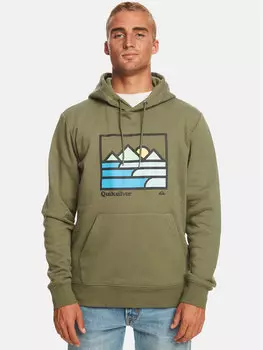 Толстовка обычного кроя Quiksilver, хаки