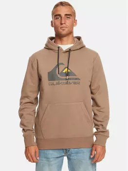 Толстовка обычного кроя Quiksilver, коричневый
