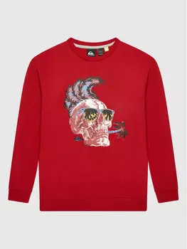 Толстовка обычного кроя Quiksilver, красный