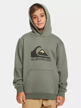 Толстовка обычного кроя Quiksilver, зеленый