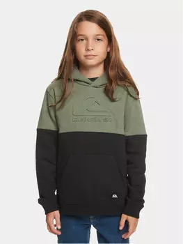 Толстовка обычного кроя Quiksilver, зеленый