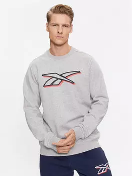 Толстовка обычного кроя Reebok, серый
