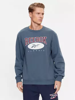 Толстовка обычного кроя Reebok, синий