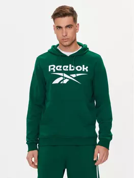 Толстовка обычного кроя Reebok, зеленый