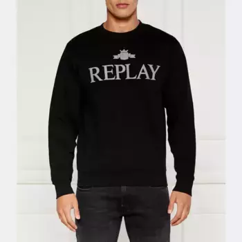 Толстовка обычного кроя Replay, черный