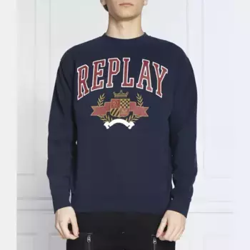 Толстовка обычного кроя Replay, синий