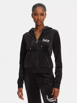 Толстовка обычного кроя Robertson JCBAS125805 Juicy Couture, черный