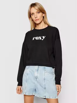 Толстовка обычного кроя Roxy, черный