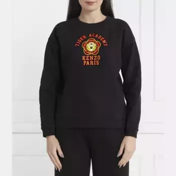 Толстовка обычного кроя с графическим рисунком Kenzo, черный