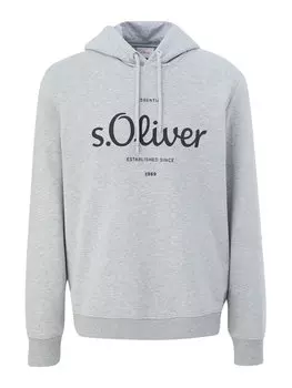 Толстовка обычного кроя S.Oliver, серый