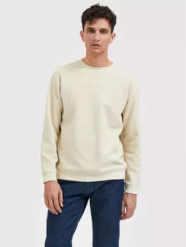 Толстовка обычного кроя Selected Homme, бежевый