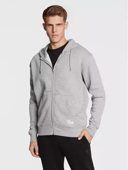 Толстовка обычного кроя Solid, серый