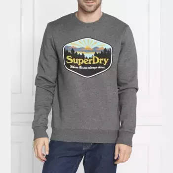 Толстовка обычного кроя Superdry, серый