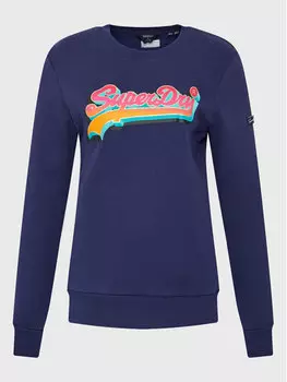Толстовка обычного кроя Superdry, синий