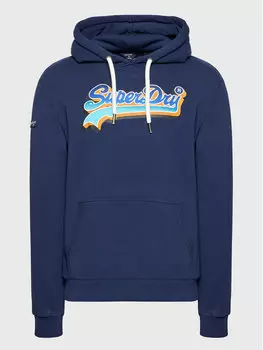 Толстовка обычного кроя Superdry, синий