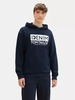 Толстовка обычного кроя Tom Tailor Denim, синий