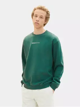Толстовка обычного кроя Tom Tailor Denim, зеленый
