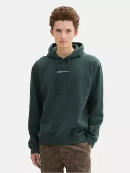 Толстовка обычного кроя Tom Tailor Denim, зеленый