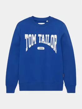 Толстовка обычного кроя Tom Tailor, синий