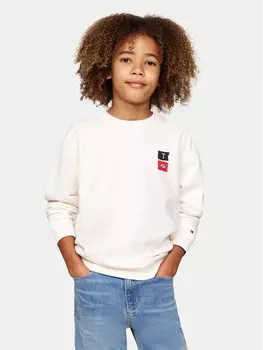 Толстовка обычного кроя Tommy Hilfiger, экрю