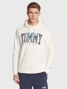 Толстовка обычного кроя Tommy Jeans, экрю