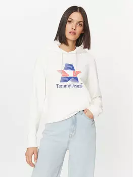 Толстовка обычного кроя Tommy Jeans, белый