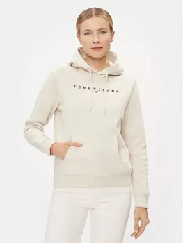 Толстовка обычного кроя Tommy Jeans, бежевый
