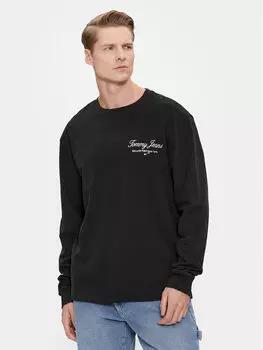 Толстовка обычного кроя Tommy Jeans, черный